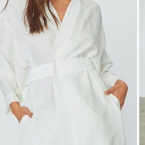 NEW Lunya Silk Linen Robe (Resort Robe)